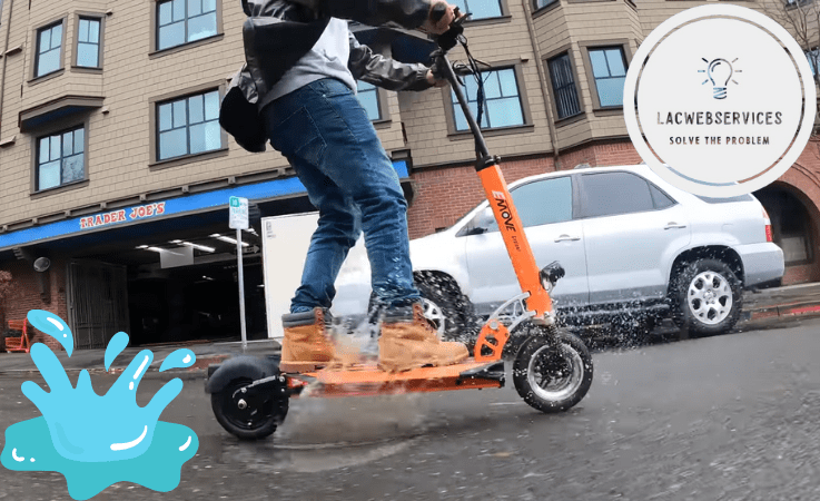 do electric scooters brake in the rain
